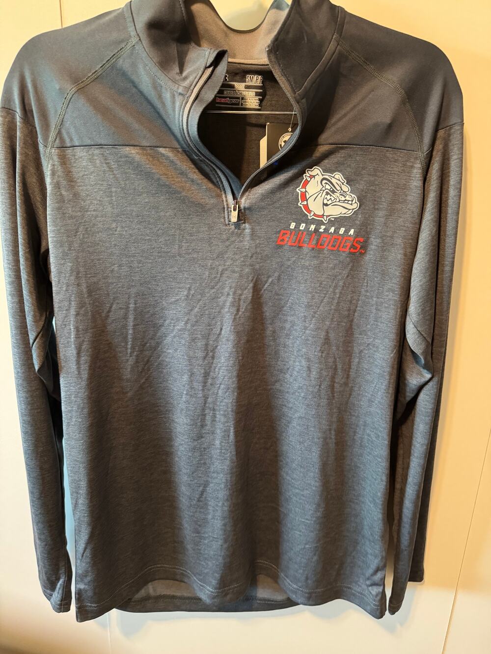 NWT Under Armour Gonzaga Bulldogs 1/4 Zip Pullover Gameday Sportswear Men’s S